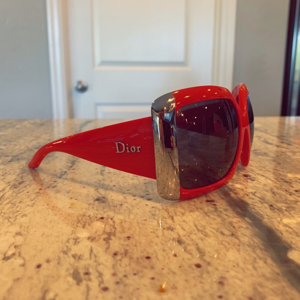 Red Dior Sunglasses